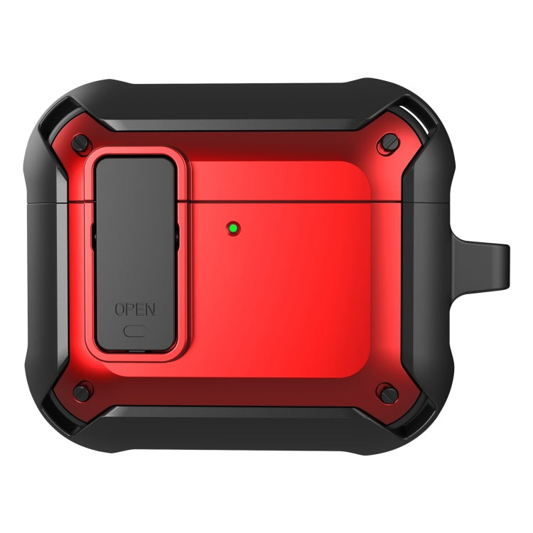 For AirPods 4 Bumblebee Bluetooth Earphone Silicone Protective Case(Black Red) - For AirPods 4 by PMC Jewellery | Online Shopping South Africa | PMC Jewellery | Buy Now Pay Later Mobicred