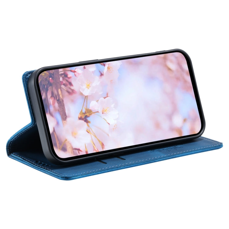 For Samsung Galaxy S25 Ultra 5G Totem Embossed Magnetic Leather Phone Case(Blue) - Galaxy S25 Ultra 5G Cases by PMC Jewellery | Online Shopping South Africa | PMC Jewellery | Buy Now Pay Later Mobicred