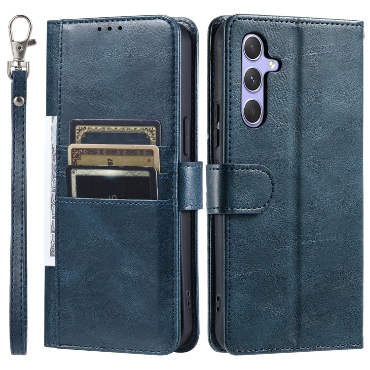 For Samsung Galaxy S25+ 5G Simple 6-Card Wallet Leather Phone Case(Navy Blue) - free shipping - PMC TechLife - Order now!