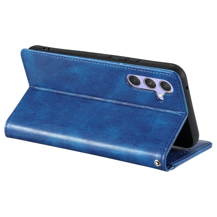 For Samsung Galaxy S25+ 5G Simple 6-Card Wallet Leather Phone Case(Blue) - Galaxy S25+ 5G Cases by PMC TechLife | Online Shopping South Africa | PMC TechLife | Buy Now Pay Later Mobicred