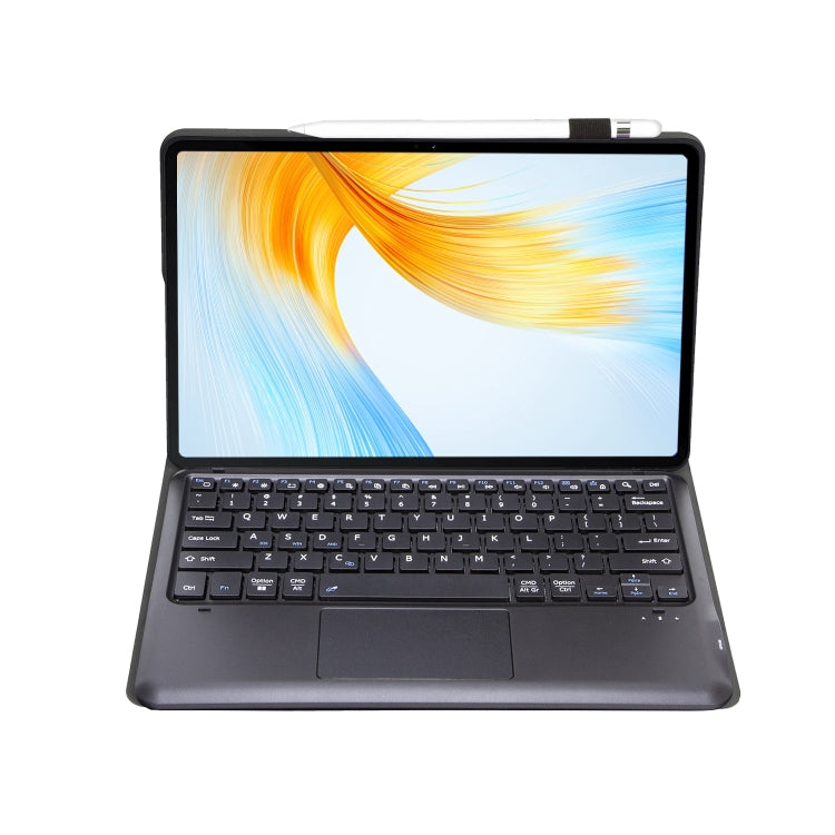 For Huawei MatePad Air 12 2024 Ultra-thin Detachable Bluetooth Keyboard Leather Tablet Case with Touchpad(Black) - Huawei Keyboard by PMC Jewellery | Online Shopping South Africa | PMC Jewellery | Buy Now Pay Later Mobicred