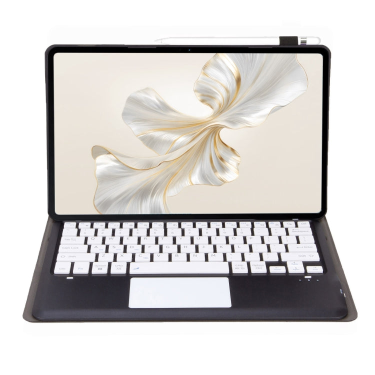 For Huawei MatePad Pro 12.2 Ultra-thin Detachable Bluetooth Keyboard Leather Tablet Case with Touchpad(Black White) - Huawei Keyboard by PMC Jewellery | Online Shopping South Africa | PMC Jewellery | Buy Now Pay Later Mobicred