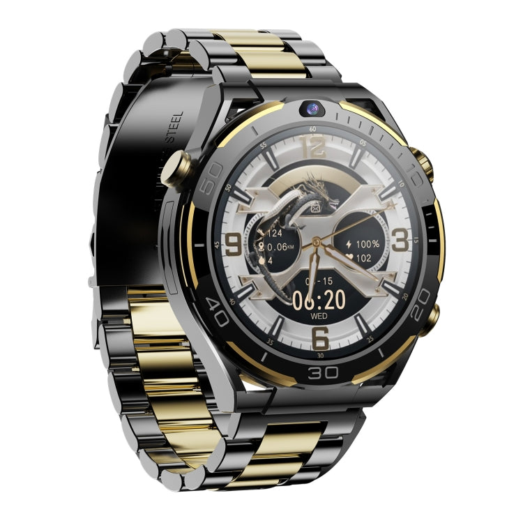 T7 1.508 inch 4G LTE Android 10 Smart Watch, 6GB+128GB, MTK6762 Octa Core, Support Heart Rate / Blood Oxygen(Gold) - Smart Watches by PMC TechLife | Online Shopping South Africa | PMC TechLife | Buy Now Pay Later Mobicred