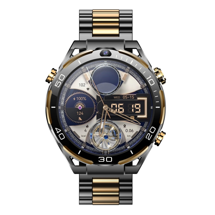 T7 1.508 inch 4G LTE Android 10 Smart Watch, 6GB+128GB, MTK6762 Octa Core, Support Heart Rate / Blood Oxygen(Gold) - Smart Watches by PMC TechLife | Online Shopping South Africa | PMC TechLife | Buy Now Pay Later Mobicred