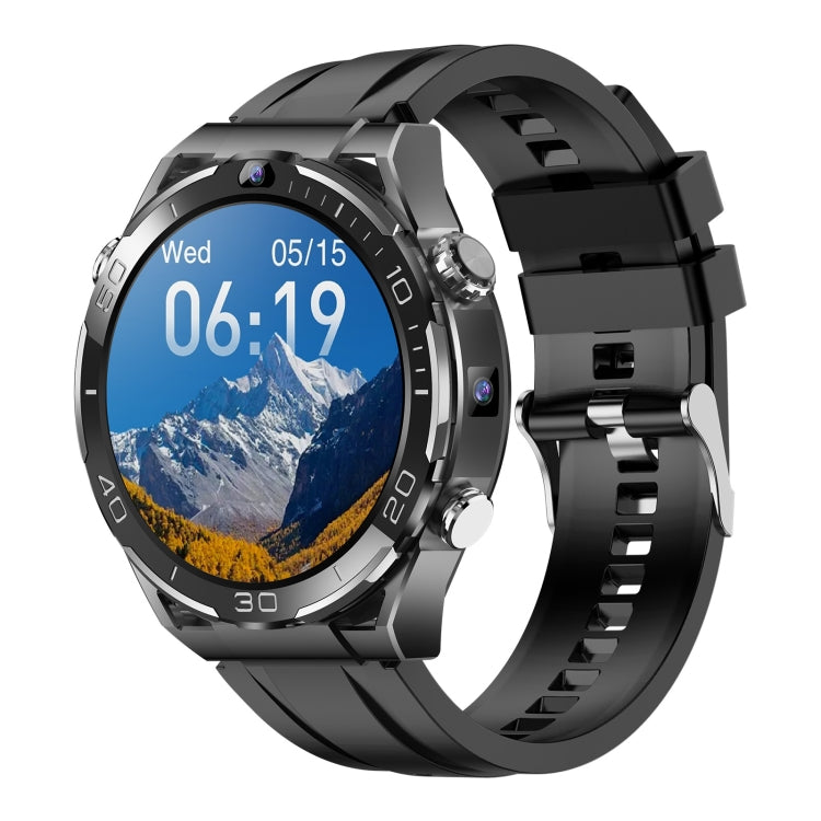 T7 1.508 inch 4G LTE Android 10 Smart Watch, 6GB+128GB, MTK6762 Octa Core, Support Heart Rate / Blood Oxygen(Silver) - free shipping - PMC TechLife - Order now!