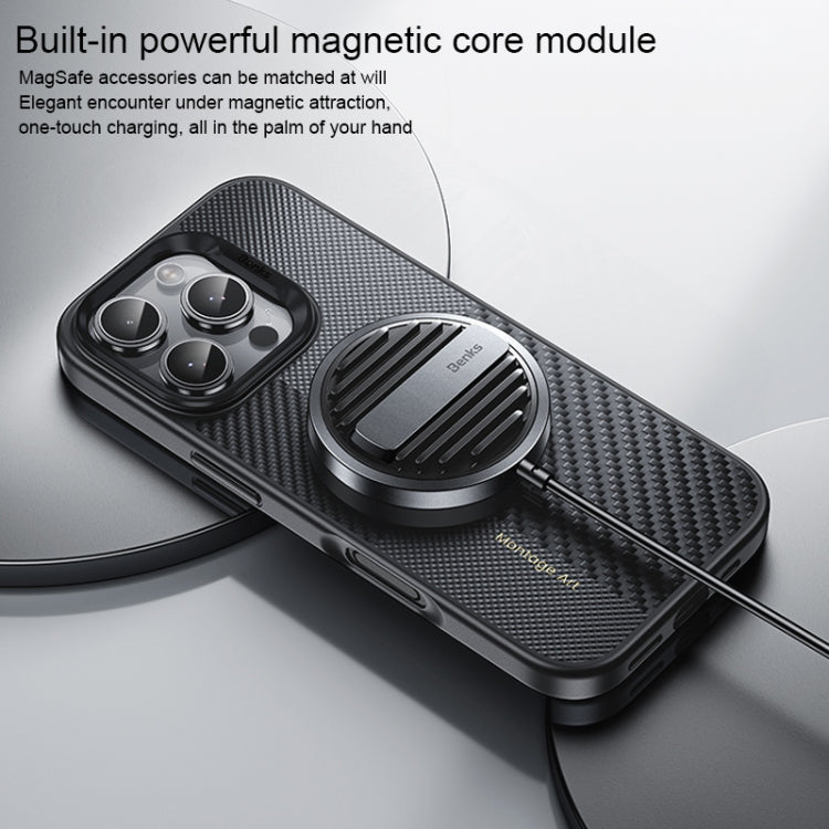 For iPhone 16 Pro Max Benks Montage MagSafe Shockproof Phone Case(Black) - free shipping - PMC Jewellery - Order now!