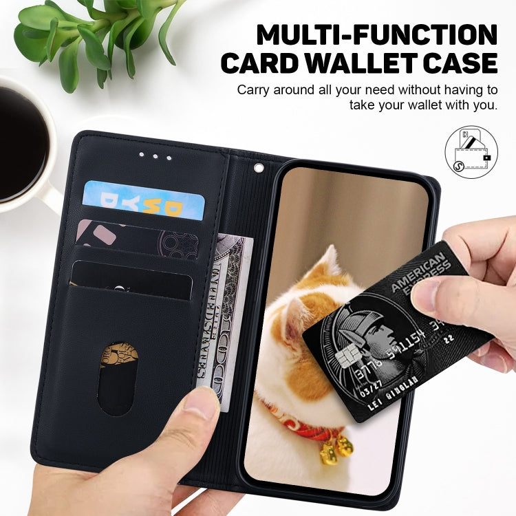 For Samsung Galaxy S25 Ultra 5G Cute Cats RFID Leather Phone Case(Black) - Galaxy S25 Ultra 5G Cases by PMC Jewellery | Online Shopping South Africa | PMC Jewellery | Buy Now Pay Later Mobicred