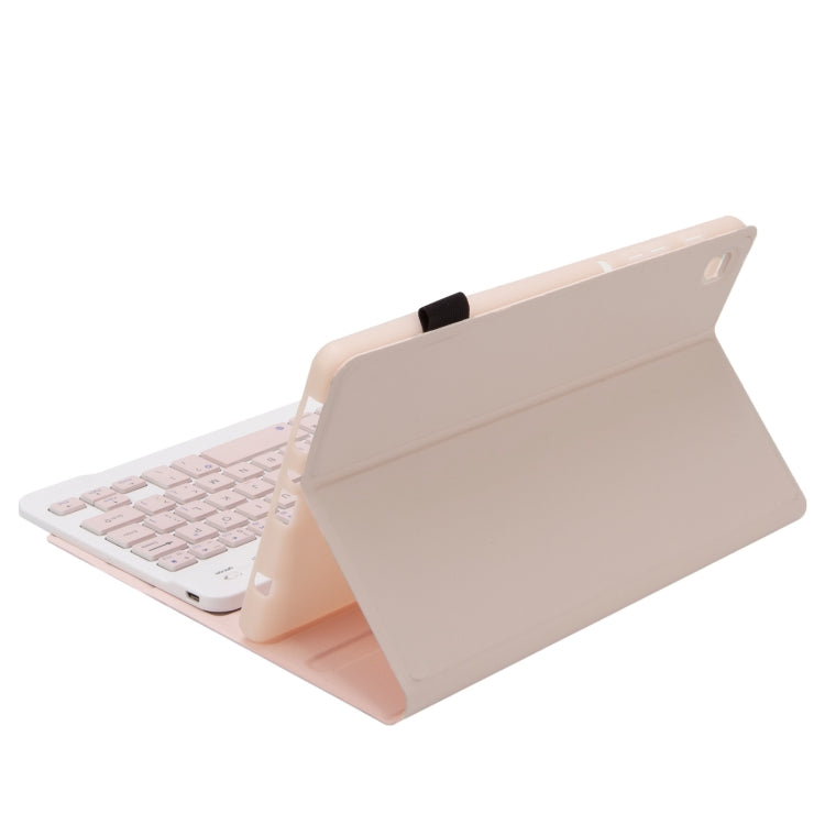 For Redmi Pad SE 8.7 A0N12 TPU Ultra-thin Detachable Bluetooth Keyboard Tablet Leather Case(Pink) - Others Keyboard by PMC Jewellery | Online Shopping South Africa | PMC Jewellery | Buy Now Pay Later Mobicred