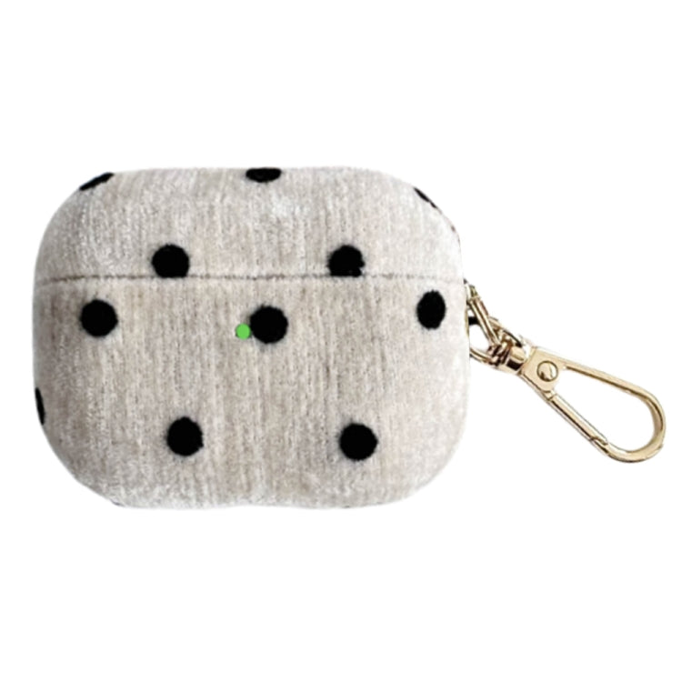 For AirPods 3 Velvet Cloth + PC Headset Shockproof Case(White) - For AirPods 3 by PMC Jewellery | Online Shopping South Africa | PMC Jewellery | Buy Now Pay Later Mobicred