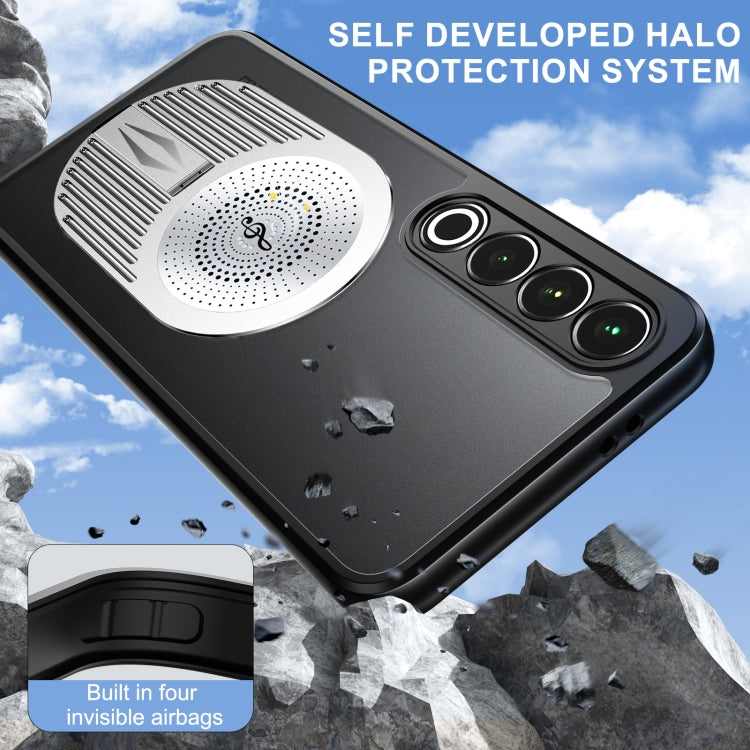 For Meizu 20 Pro Heat Dissipation Aromatherapy MagSafe Holder Phone Case(Silver) - More Brand by PMC TechLife | Online Shopping South Africa | PMC TechLife | Buy Now Pay Later Mobicred