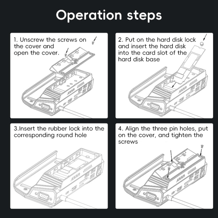 YCE-V279 10 in 1 USB-C Gaming Dock Station Hard Disk Enclosure with Detachable Fan(Blue Black) - free shipping - PMC Jewellery - Order now!