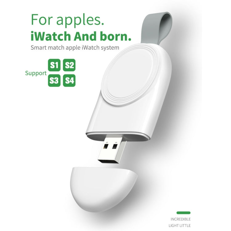 For Apple Watch Series 847 Magnetic Wireless Charger(White) - Charger / Holder by PMC TechLife | Online Shopping South Africa | PMC TechLife | Buy Now Pay Later Mobicred