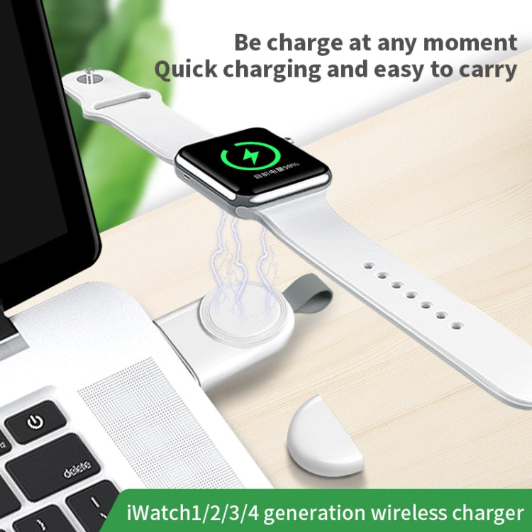 For Apple Watch Series 847 Magnetic Wireless Charger(White) - Charger / Holder by PMC TechLife | Online Shopping South Africa | PMC TechLife | Buy Now Pay Later Mobicred