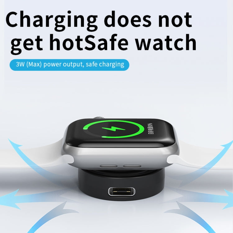 For Apple Watch Series X53 Portable Wireless Charger(Black) - Charger / Holder by PMC TechLife | Online Shopping South Africa | PMC TechLife | Buy Now Pay Later Mobicred