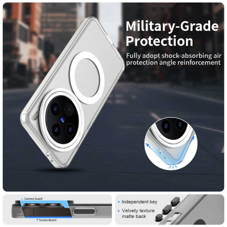 For vivo X200 Pro Candy Magsafe PC Hybrid TPU Phone Case(White) - vivo Cases by PMC Jewellery | Online Shopping South Africa | PMC Jewellery | Buy Now Pay Later Mobicred
