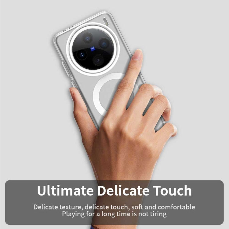 For vivo X200 Pro Candy Magsafe PC Hybrid TPU Phone Case(White) - vivo Cases by PMC Jewellery | Online Shopping South Africa | PMC Jewellery | Buy Now Pay Later Mobicred