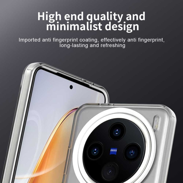 For vivo X200 Pro Candy Magsafe PC Hybrid TPU Phone Case(White) - vivo Cases by PMC Jewellery | Online Shopping South Africa | PMC Jewellery | Buy Now Pay Later Mobicred
