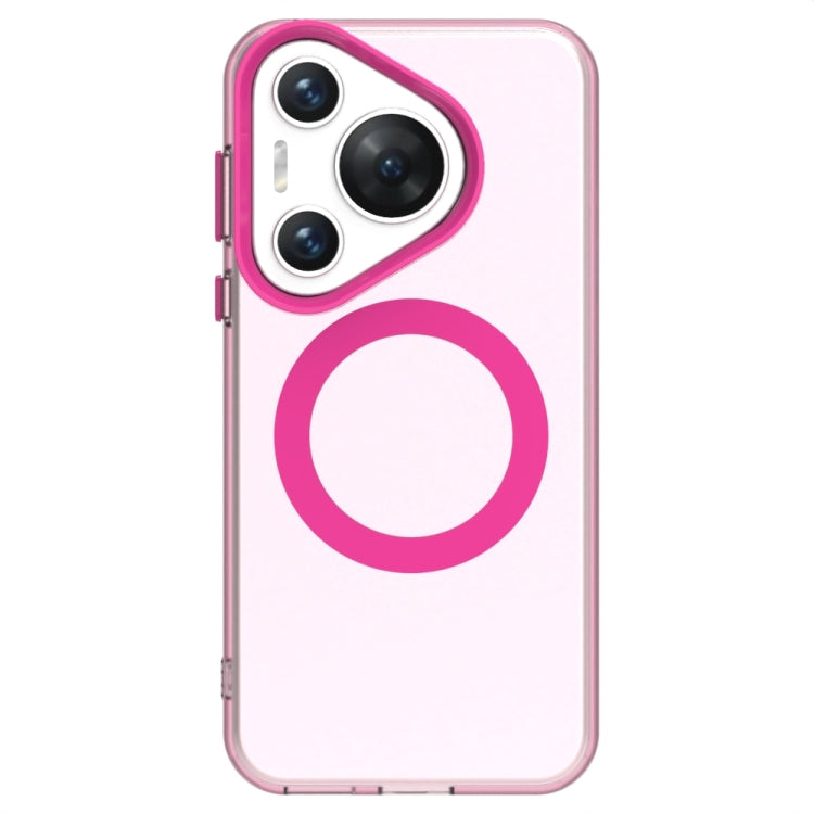 For Huawei Pura 70 Pro Candy Magsafe PC Hybrid TPU Phone Case(Red) - Huawei Cases by PMC Jewellery | Online Shopping South Africa | PMC Jewellery | Buy Now Pay Later Mobicred