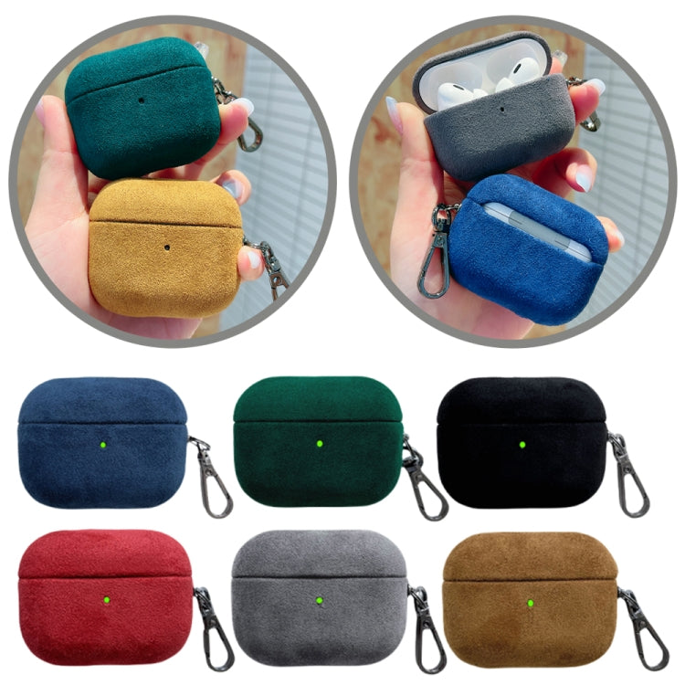 For AirPods Pro 2 Turn Fur Bluetooth Earphone PC Protective Case(Green) - free shipping - PMC Jewellery - Order now!