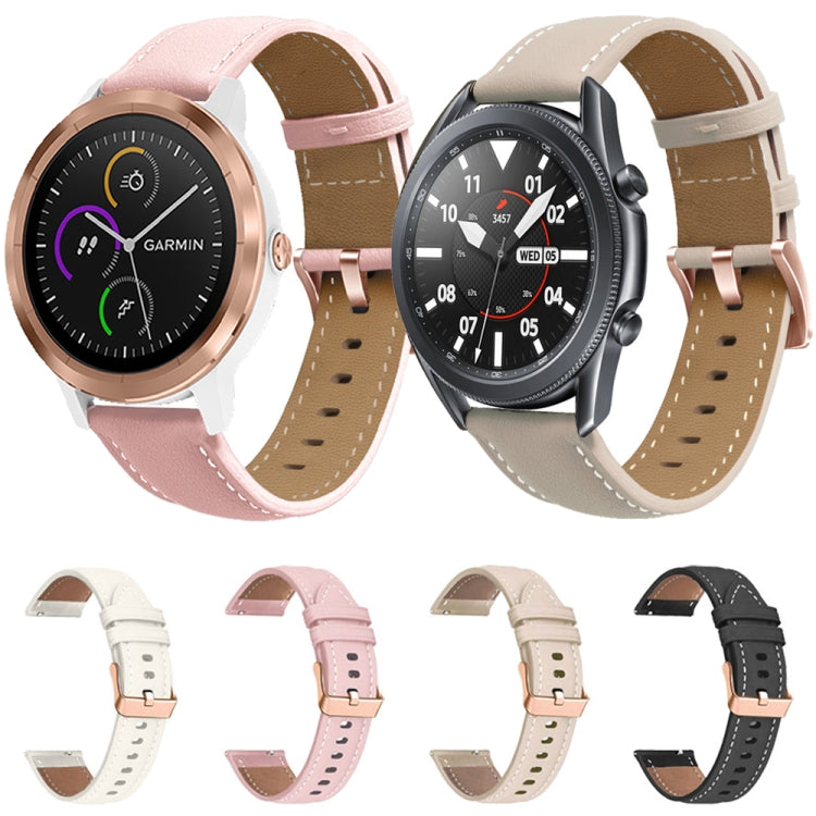 For Huawei Watch GT5 41mm Rose Gold Buckle Leather Watch Band(Pink) - free shipping - PMC TechLife - Order now!