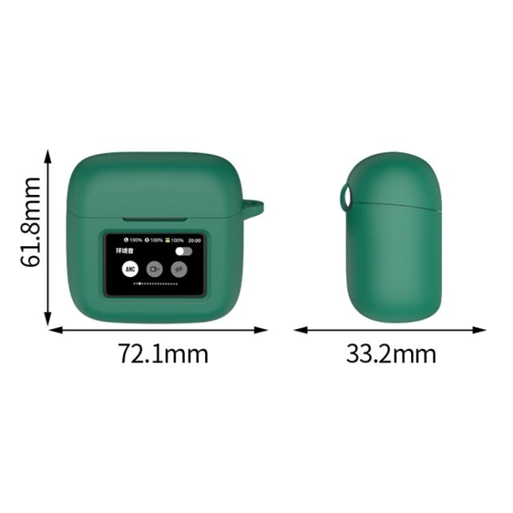 For JBL Tour Pro 3 Silicone Wireless Earphone Protective Case(Deep Green) - free shipping - PMC Jewellery - Order now!
