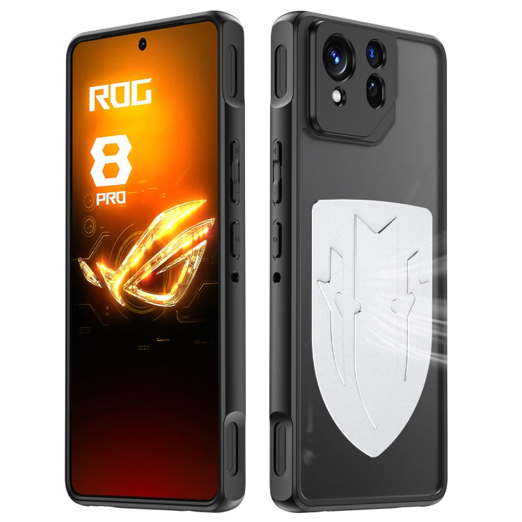 For ASUS ROG Phone 8 / 8 Pro Cooling 3 in 1 Phone Case(Silver) - ASUS Cases by PMC TechLife | Online Shopping South Africa | PMC TechLife | Buy Now Pay Later Mobicred