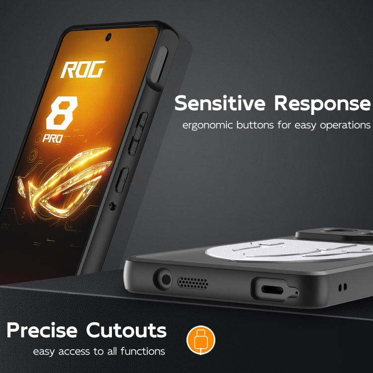 For ASUS ROG Phone 8 / 8 Pro Cooling 3 in 1 Phone Case(Silver) - ASUS Cases by PMC TechLife | Online Shopping South Africa | PMC TechLife | Buy Now Pay Later Mobicred