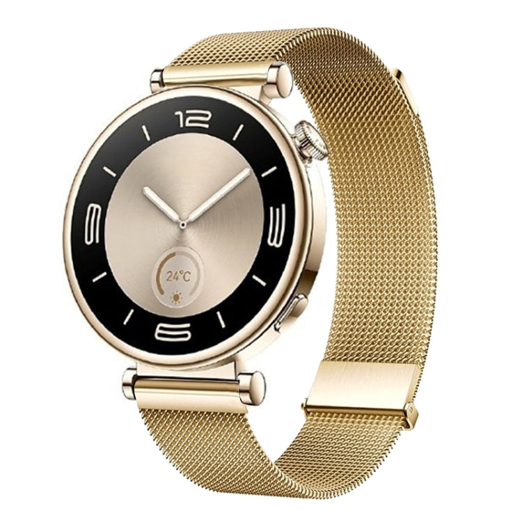 For Huawei Watch GT5 41mm Daul-section Magnetic Milan Steel Mesh Watch Band(Gold) - free shipping - PMC TechLife - Order now!