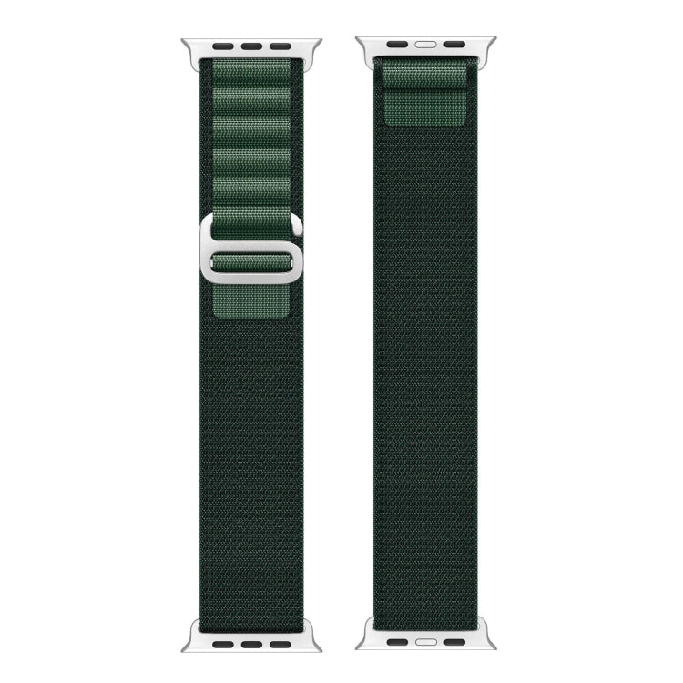 For Apple Watch 46mm / 49mm / 45mm / 44mm DUX DUCIS GS Series Nylon Loop Watch Band(Dark Green) - Watch Bands by DUX DUCIS | Online Shopping South Africa | PMC TechLife | Buy Now Pay Later Mobicred
