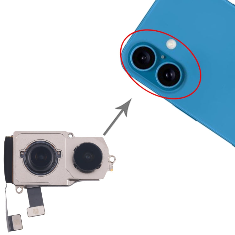 For iPhone 16 Plus Back Facing Camera -  by PMC TechLife | Online Shopping South Africa | PMC TechLife | Buy Now Pay Later Mobicred
