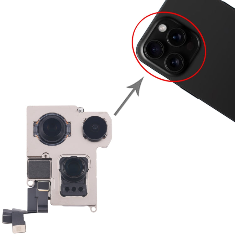 For iPhone 16 Pro Max Back Facing Camera -  by PMC TechLife | Online Shopping South Africa | PMC TechLife | Buy Now Pay Later Mobicred