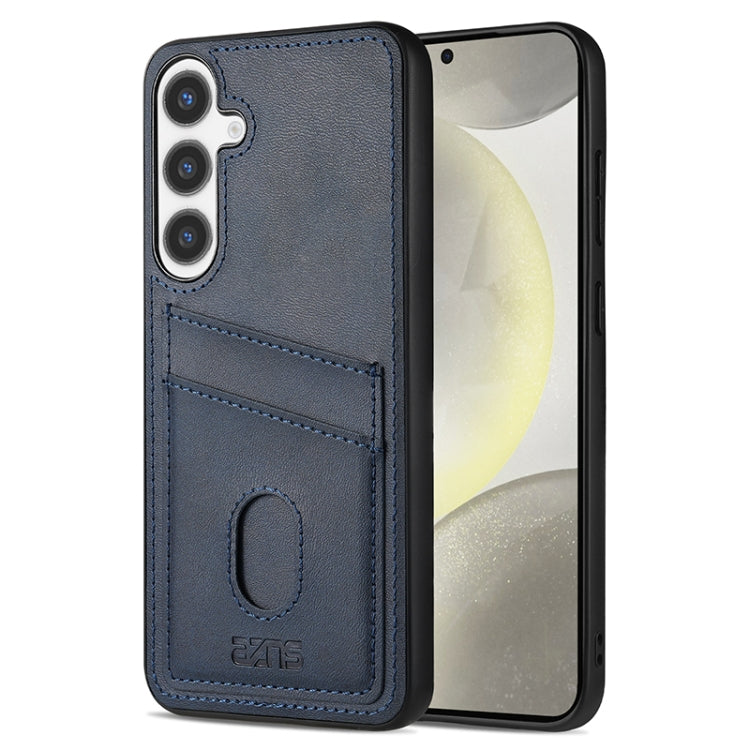 For Samsung Galaxy S24+ 5G AZNS K1 Series Card Slot Business Phone Case(Blue) - free shipping - PMC Jewellery - Order now!