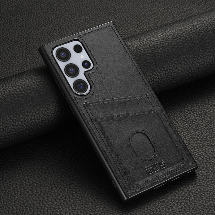 For Samsung Galaxy S24 Ultra 5G AZNS K1 Series Card Slot Business Phone Case(Black) - free shipping - PMC Jewellery - Order now!