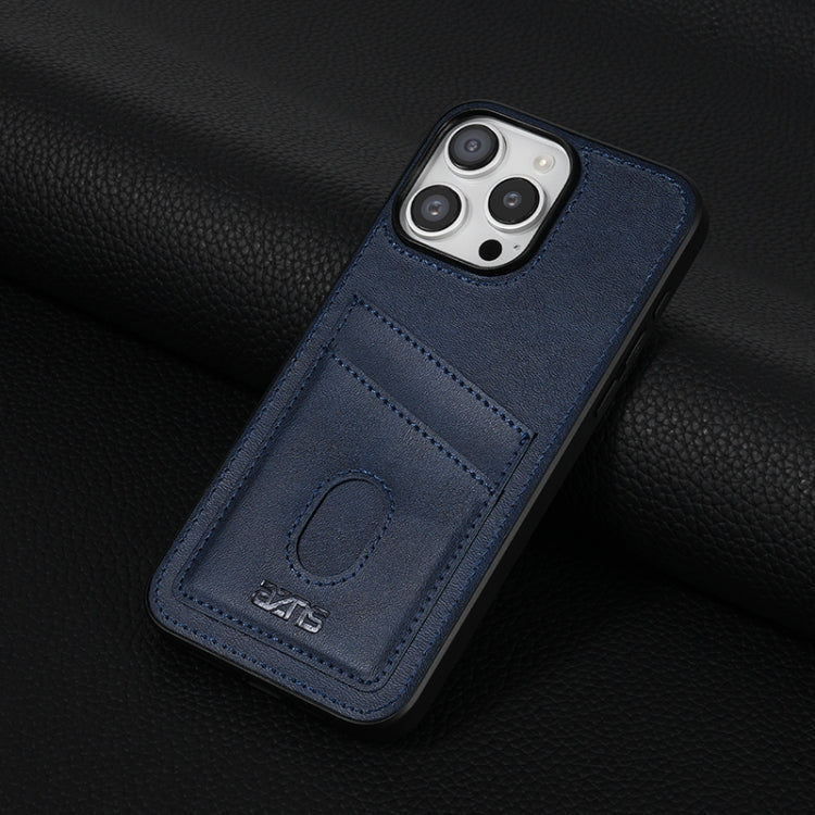 For iPhone 16 Pro AZNS K1 Series Card Slot Business Phone Case(Blue) - free shipping - PMC Jewellery - Order now!