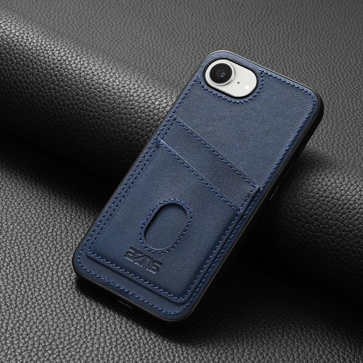 For iPhone 16e AZNS K1 Series Card Slot Business Phone Case(Blue) - free shipping - PMc TechLife - Order now!