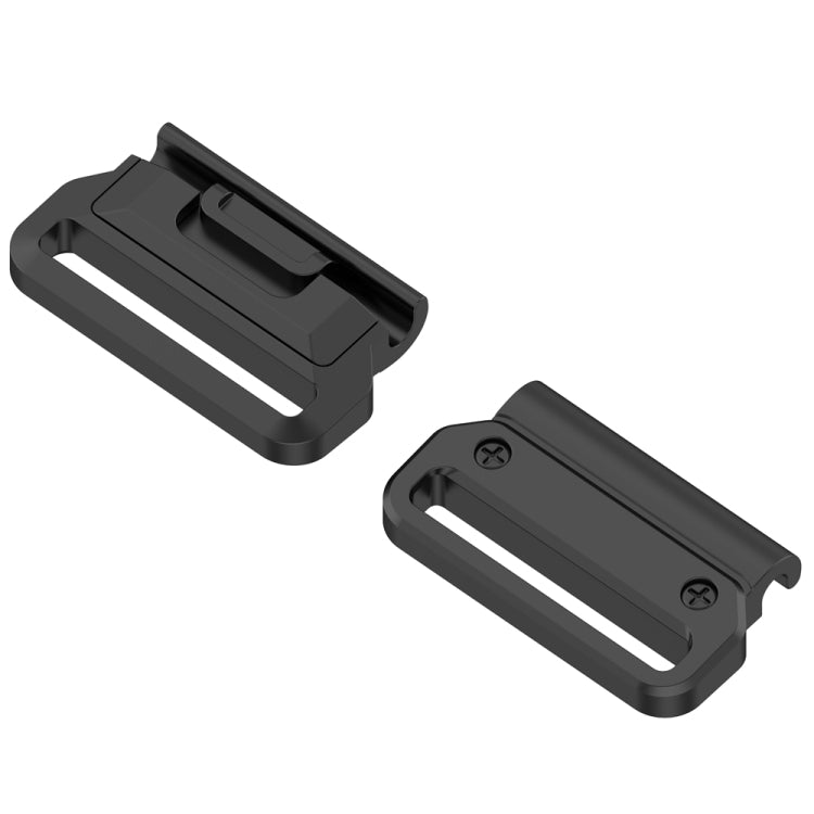 For Garmin 26mm 1 Pair Metal Medium Adapter Watch Band Quick Release Connector(Black) - free shipping - PMc TechLife - Order now!