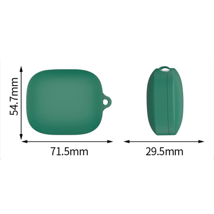 For Redmi Buds 6 Bluetooth Earphone Silicone Protective Case(Dark Green) - free shipping - PMC Jewellery - Order now!