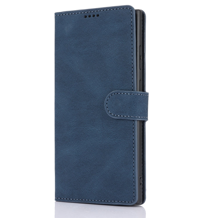 For Samsung Galaxy S25 Ultra 5G Fantasy Skin-feel Calfskin Texture Leather Phone Case(Blue) - Galaxy S25 Ultra 5G Cases by PMC TechLife | Online Shopping South Africa | PMC TechLife | Buy Now Pay Later Mobicred