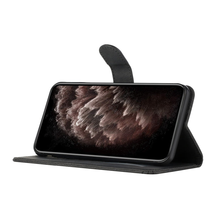 For Samsung Galaxy S25+ 5G Cubic Skin Feel Flip Leather Phone Case(Black) - Galaxy S25+ 5G Cases by PMC TechLife | Online Shopping South Africa | PMC TechLife | Buy Now Pay Later Mobicred