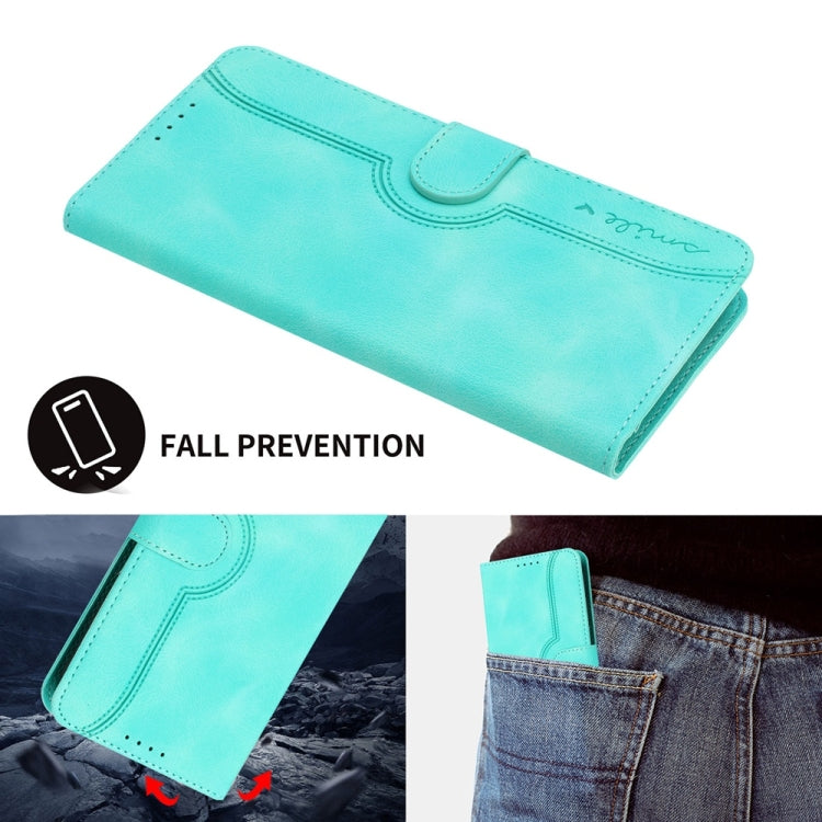 For Samsung Galaxy S25 5G Heart Pattern Skin Feel Leather Phone Case(Light Blue) - free shipping - PMC Jewellery - Order now!