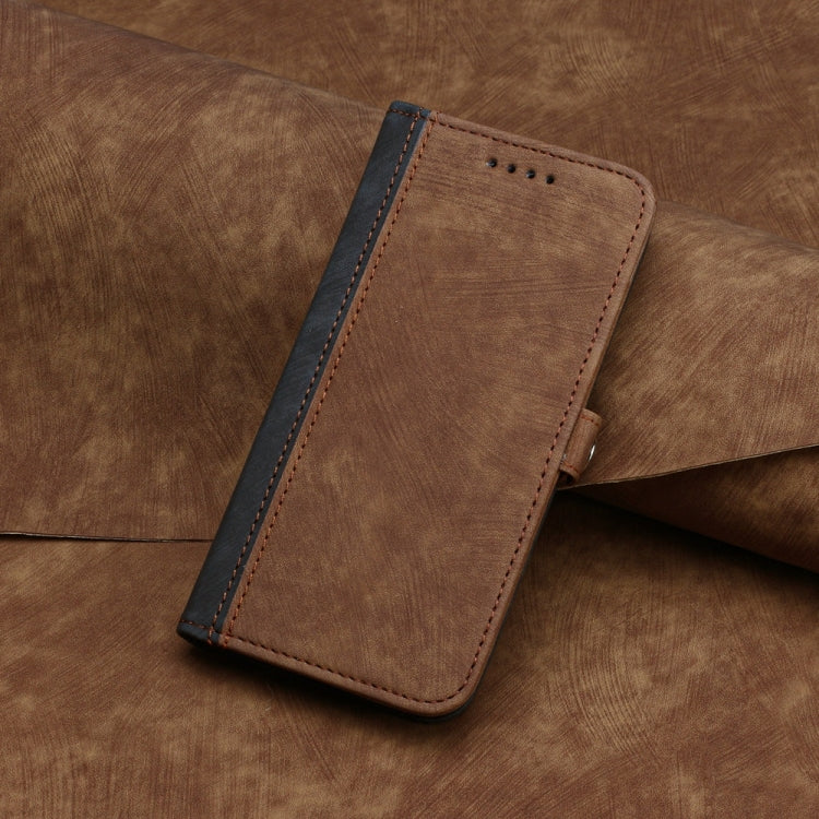 For Samsung Galaxy S25 Ultra 5G Side Buckle Double Fold Hand Strap Leather Phone Case(Brown) - Galaxy S25 Ultra 5G Cases by PMC TechLife | Online Shopping South Africa | PMC TechLife | Buy Now Pay Later Mobicred