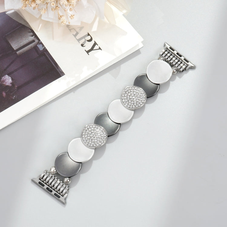For Apple Watch 46mm / 49mm / 45mm / 44mm Alloy Chain Metal Watch Band(Silver Grey) - free shipping - PMC TechLife - Order now!