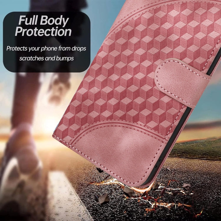 For Samsung Galaxy S25 5G Elephant Head Embossed Phone Leather Case with Lanyard(Pink) - free shipping - PMC Jewellery - Order now!