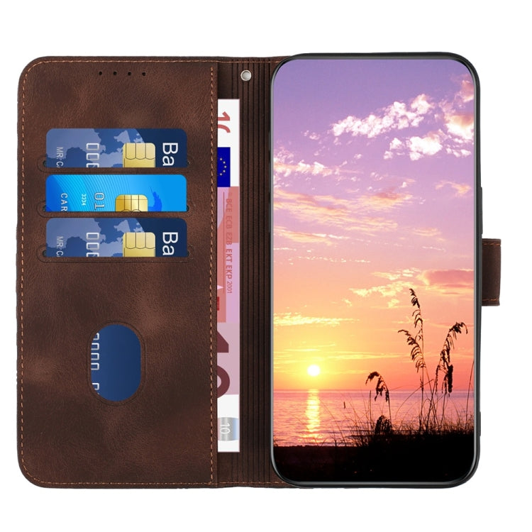 For Samsung Galaxy S25+ 5G Elephant Head Embossed Phone Leather Case with Lanyard(Coffee) - free shipping - PMC Jewellery - Order now!