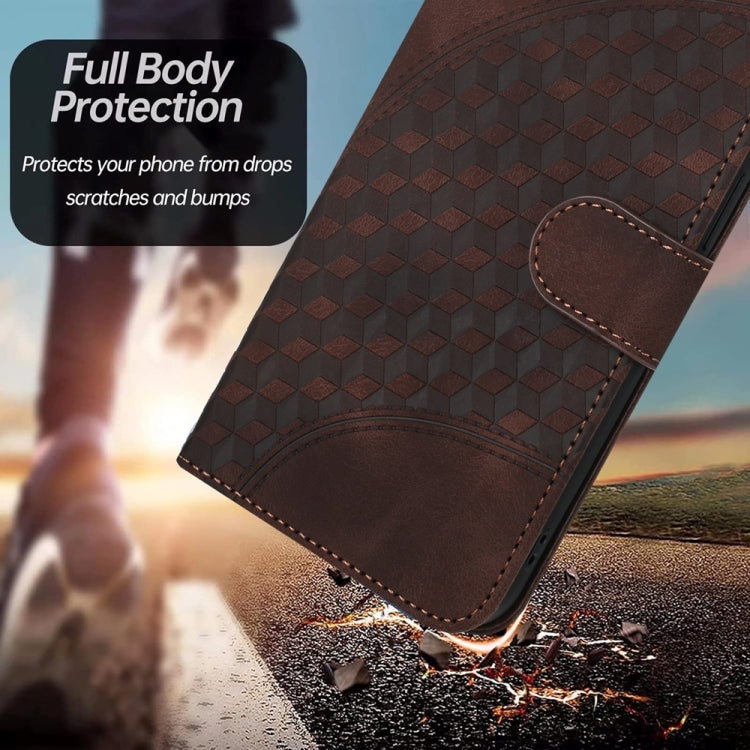 For Samsung Galaxy S25 Ultra 5G YX0060 Elephant Head Embossed Phone Leather Case with Lanyard(Coffee) - Galaxy S25 Ultra 5G Cases by PMC Jewellery | Online Shopping South Africa | PMC Jewellery | Buy Now Pay Later Mobicred