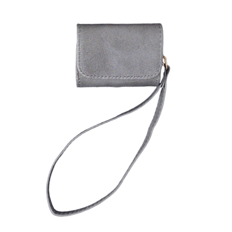 For AirPods 4 Cowhide Texture PU Headset Shockproof Case(Grey) - free shipping - PMC Jewellery - Order now!