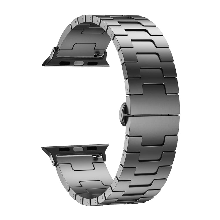 For Apple Watch 46mm / 49mm / 45mm / 44mm Side Release Stainless Steel Watch Band(Grey) - free shipping - PMC TechLife - Order now!