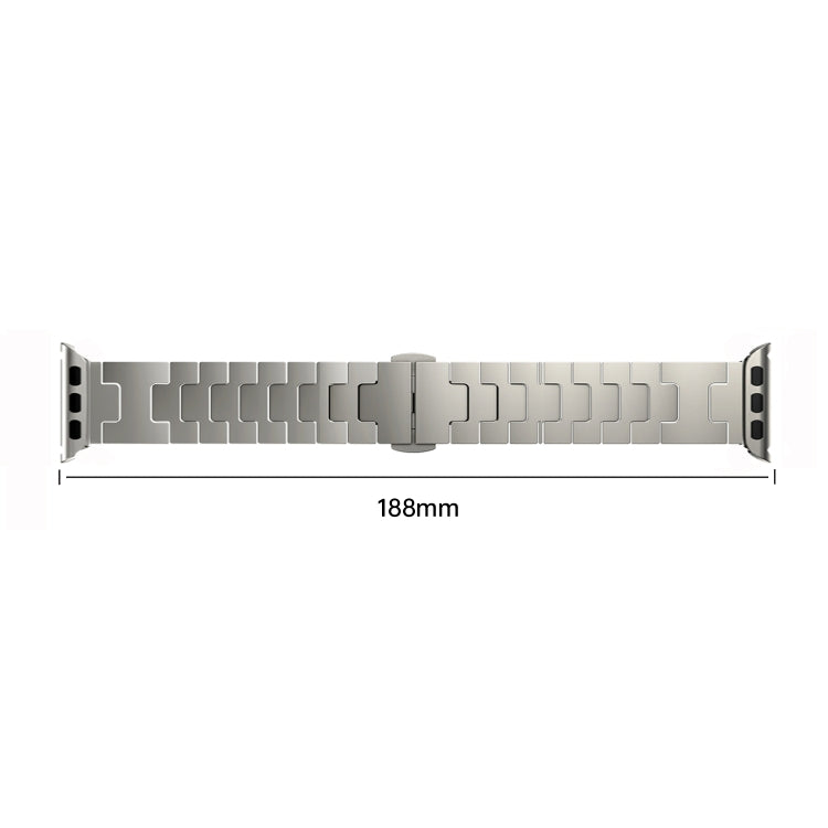 For Apple Watch 42mm / 41mm / 40mm / 38mm Side Release Stainless Steel Watch Band(Grey) - free shipping - PMC TechLife - Order now!