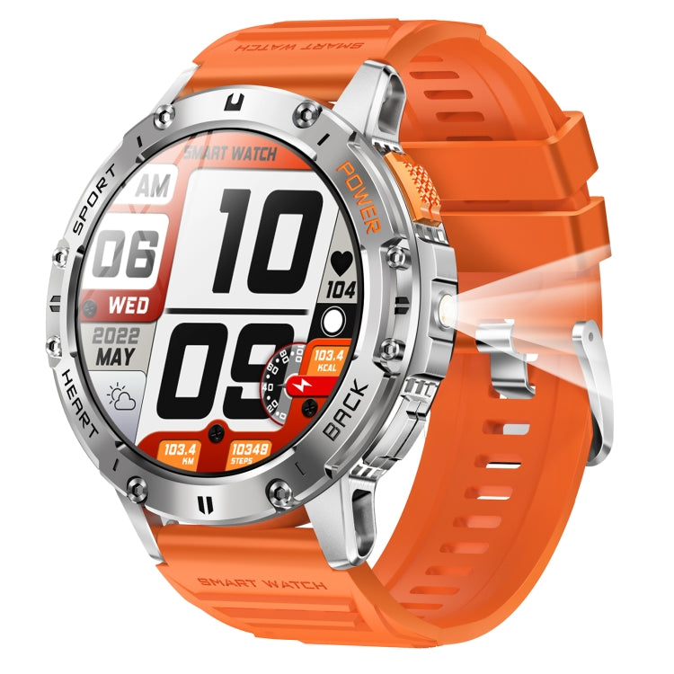 K65 1.43 inch Bluetooth Call Smart Watch, Support Heart Rate / Blood Oxygen(Orange) - Smart Watches by PMC TechLife | Online Shopping South Africa | PMC TechLife | Buy Now Pay Later Mobicred