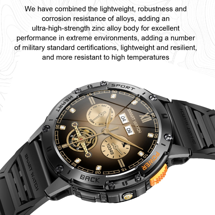 K65 1.43 inch Bluetooth Call Smart Watch, Support Heart Rate / Blood Oxygen(Orange) - Smart Watches by PMC TechLife | Online Shopping South Africa | PMC TechLife | Buy Now Pay Later Mobicred